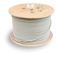 Кабель витая пара экранированная SFTP (SF/UTP), категория 5e, 4 пары 7x0.16 мм, многожильный (305 м)