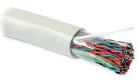 Кабель витая пара, неэкранированная U/UTP, категория 5, 50 пар (24 AWG), одножильный (solid), PVC, -20°C - +60°C, серый