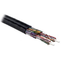 Кабель витая пара, неэкранированная U/UTP, категория 5, 50 пар (24 AWG), одножильный (solid), внешний, UV PE, -50°С – +60°С, черный