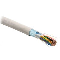 Кабель витая пара, экранированная F/UTP, категория 3, 50 пар (24 AWG), одножильный (solid), экран - фольга, LSZH нг(А)-HF, –20°C - +60°C, серый