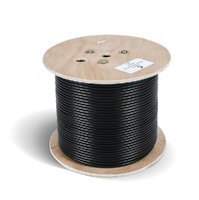 Кабель для интерфейса RS-485/422, 2x2x22 AWG (SF/UTP), многожильный (patch), для внутренней и внешней прокладки (-40°С - +75°С), PVC, similar - Belden 3107A (305м), Teldor 9FY9F2L101