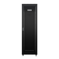 Шкаф напольный универсальный серверный NTSS R 42U 600х1000мм, 4 профиля 19, двери перфорированная и сплошная металл, боковые стенки съемные, регулируемые опоры, разобранный, черный RAL 9005