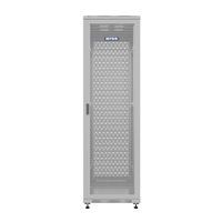 Шкаф напольный универсальный серверный NTSS R 47U 800х1000мм, 4 профиля 19, двери перфорированная и перфорированная двухстворчатая, боковые стенки съемные, регулируемые опоры, разобранный, серый RAL 7035