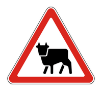 Знак 1.26 Перегон скота