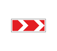 Знак 1.34.1 Направление поворота (средний)